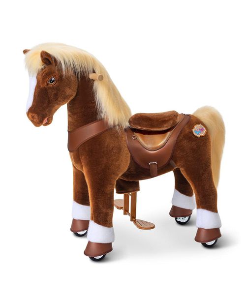 Model Y Brown Horse Rideable Toy for Age 4-7 - Brown