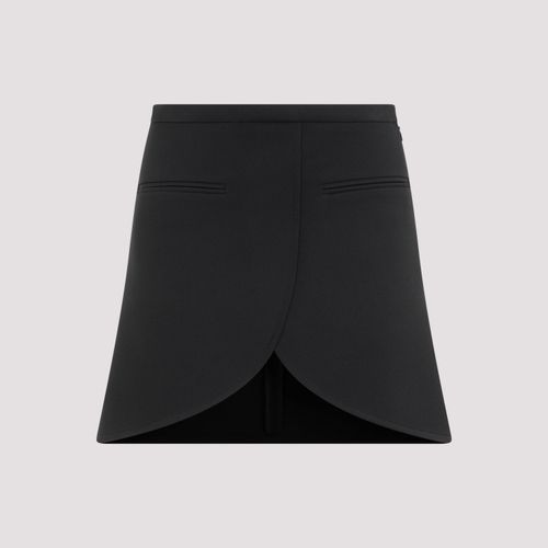 Ellipse Twill Mini Skirt