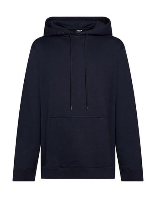 Man Sweatshirt Navy Size XL Cotton, Elastane