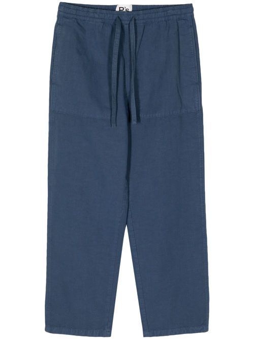 Time Off cotton trousers - Blue