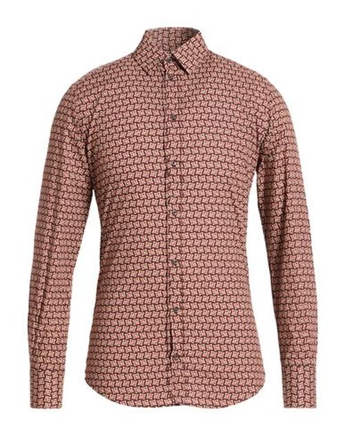 Man Shirt Brick Size 15 Cotton