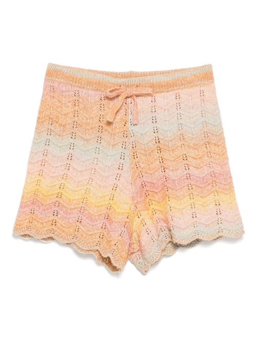 Tallow knitted shorts - Orange