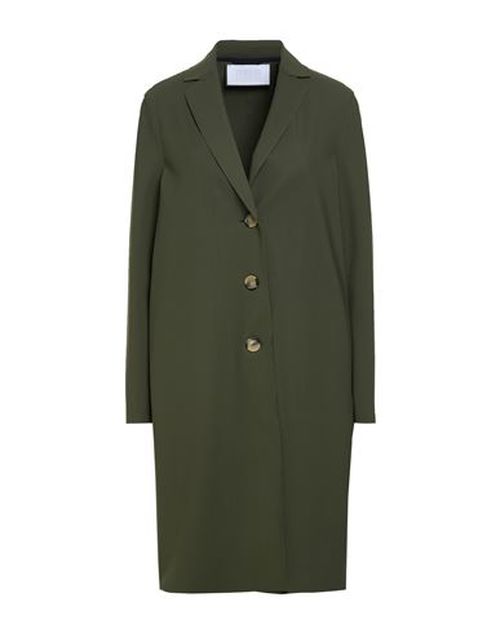 Woman Overcoat & Trench Coat Military green Size 6 Polyamide, Elastane