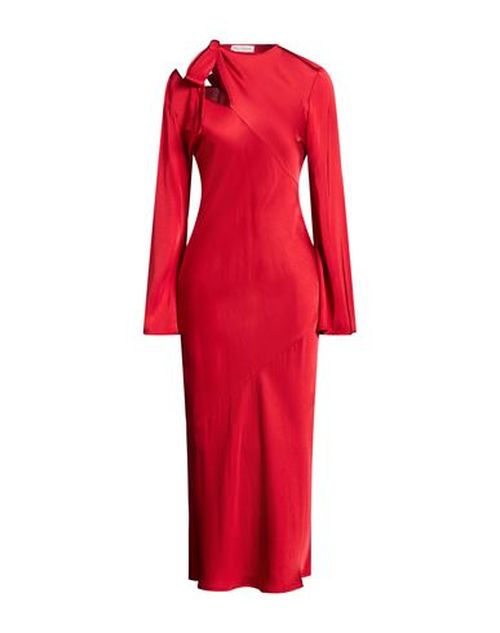 Woman Maxi dress Red Size 10 Viscose