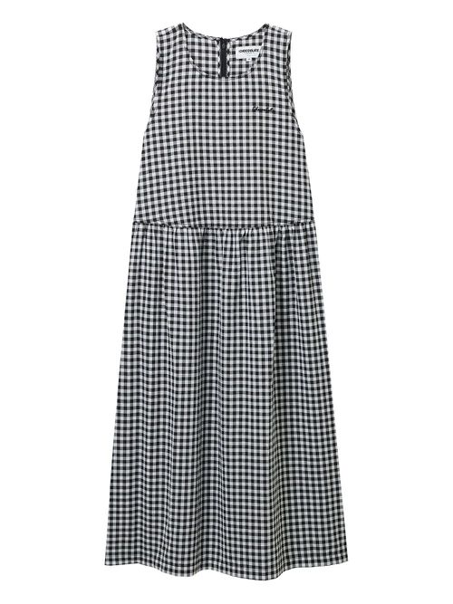 CHOCOOLATE gingham-print dress - Black