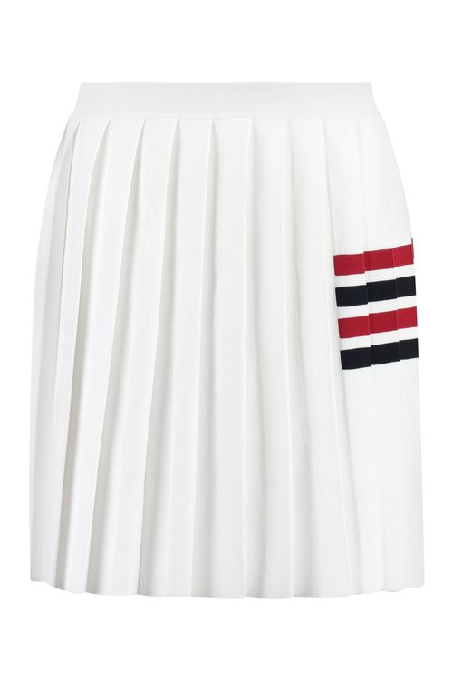 Pleated Knitted Skirt