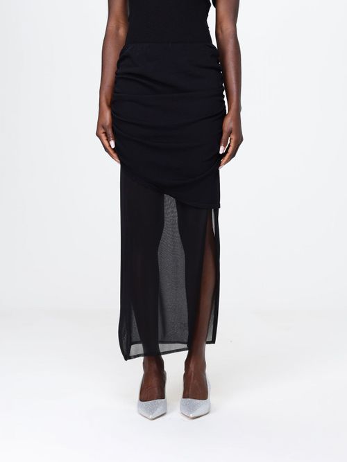 Skirt Woman color Black