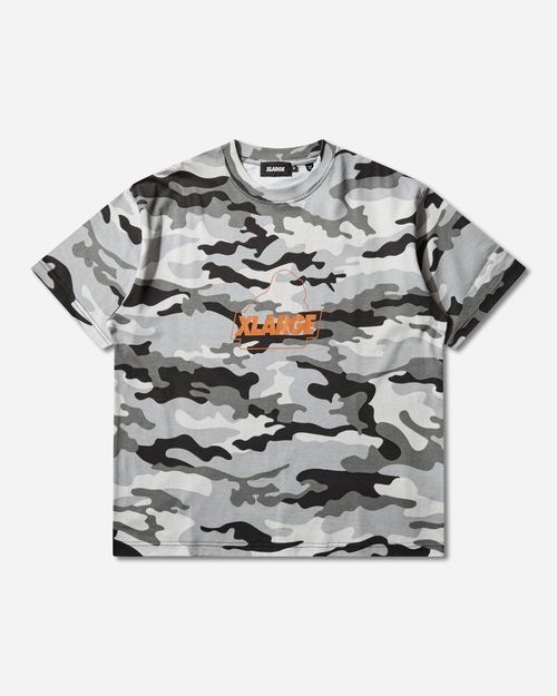 Men s Camo Urban Logo T-Shirt Grey