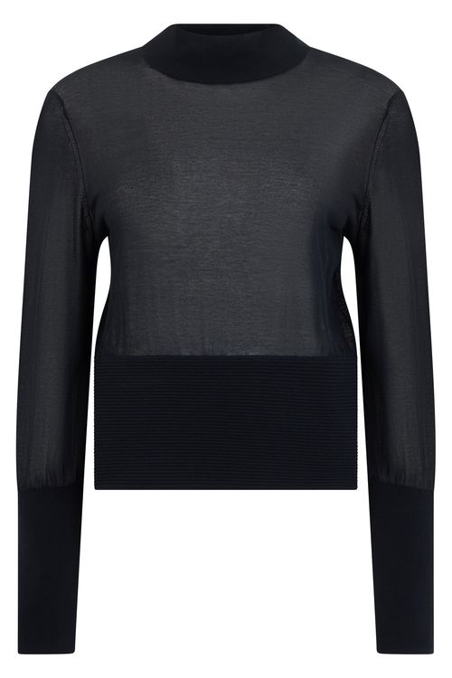 Lightweight Knit Long-Sleeve Sweater