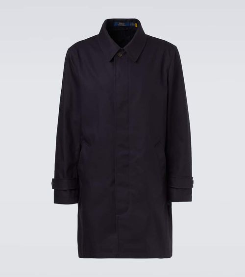 Cotton twill car coat