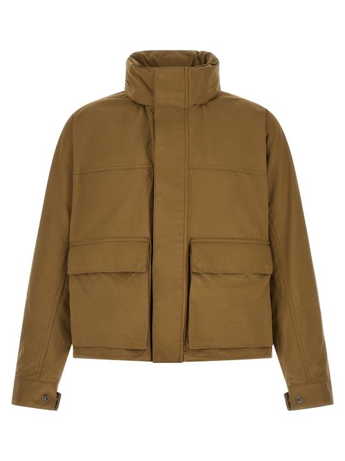 Short Rain Coat — Brown