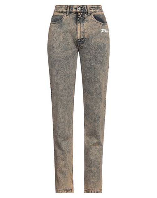 Woman Jeans Apricot Size M Cotton, Elastane