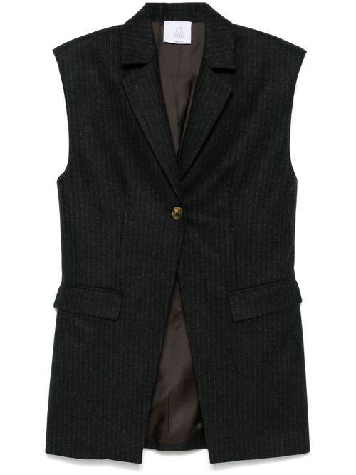 Pinstriped gilet - Grey