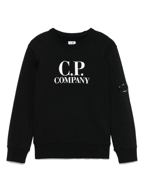 C.P. Company Kids Lens-detail sweatshirt - Black