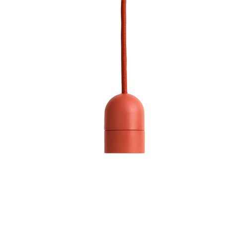 Common Pendant Light Cord Set in Rusty Red 