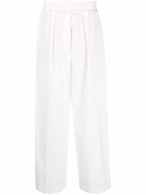 Wide-leg trousers - White