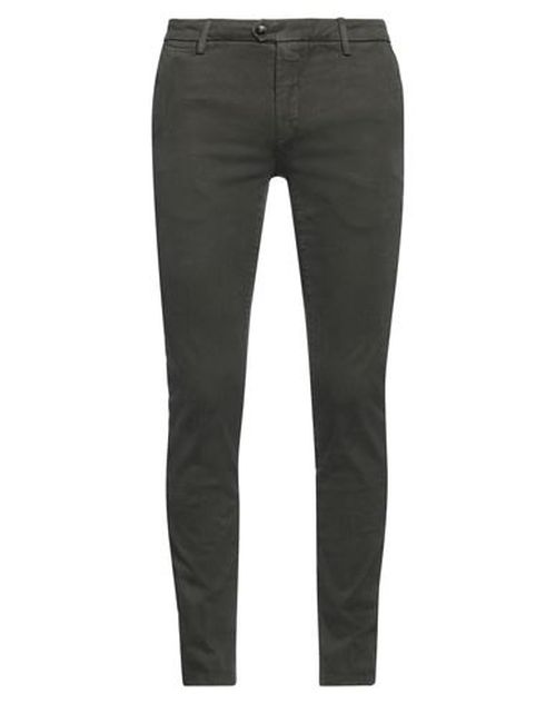 Teleria Zed Man Pants Dark green Size 30 Cotton, Elastane