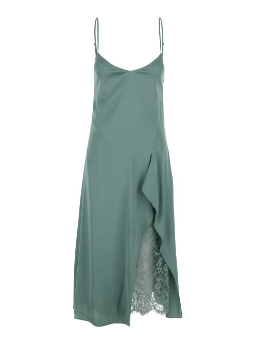 Docketta Vis Dress — Green