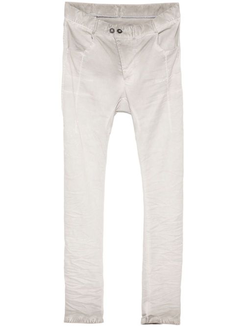 Drop-crotch skinny trousers - Grey