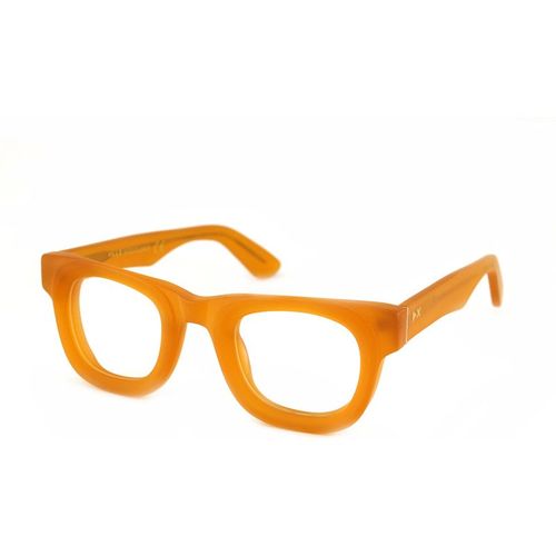 XLAB Unisex Flores Montature da vista Acetato Giallo opaco Squadrata Demo