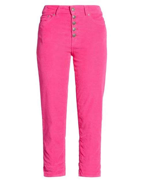 Woman Pants Fuchsia Size 33 Cotton, Lyocell, Elastane