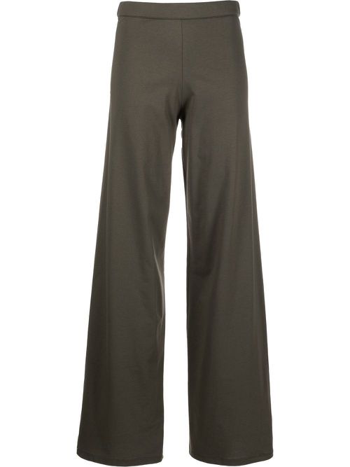 High-waisted trousers - Green