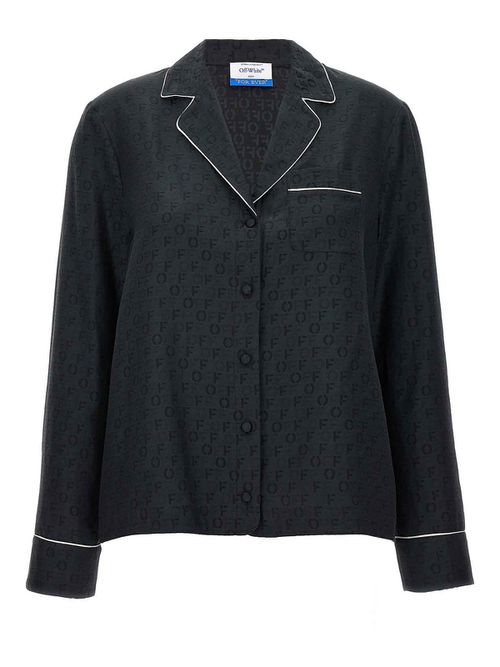 Off Jaquard Pajama Shirt