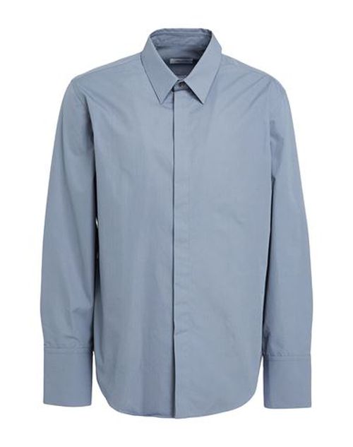 Man Shirt Slate blue Size XL Cotton