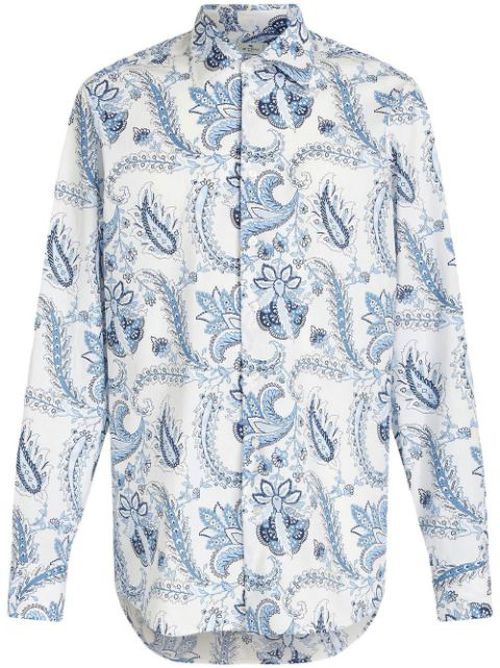 Floral paisley-print shirt 