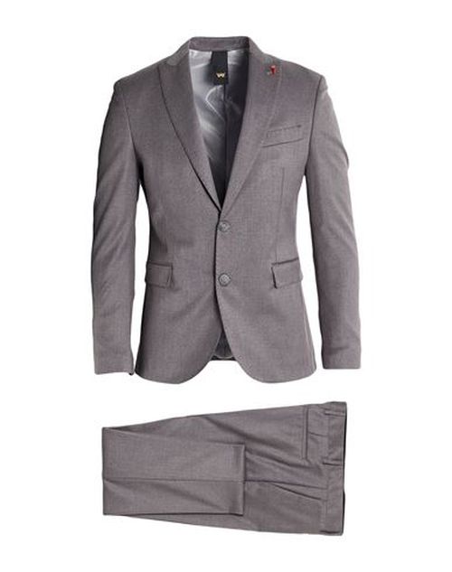 Man Suit Grey Size 34 Polyester, Viscose, Elastane