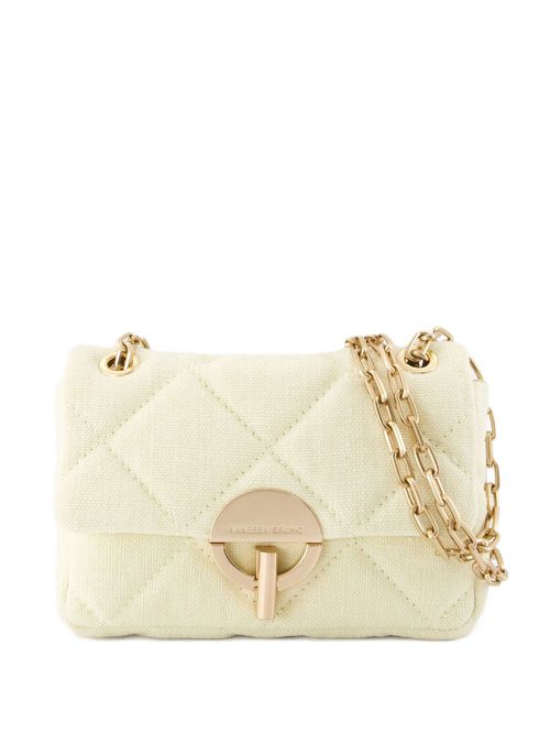 Mini Moon quilted chain bag - Yellow