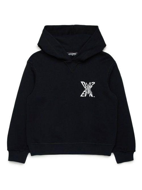 Sport Edtn.09 logo-print hoodie - Black