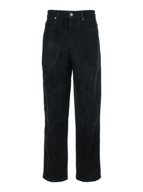 Black Regular Jeans Pants