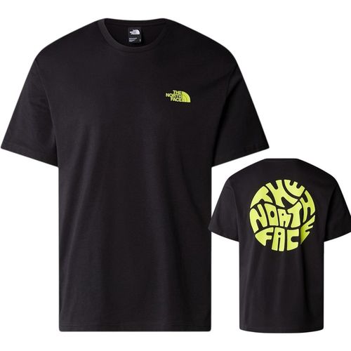The North Face Mens SS Festival T-Shirt Black Cotton - Large
