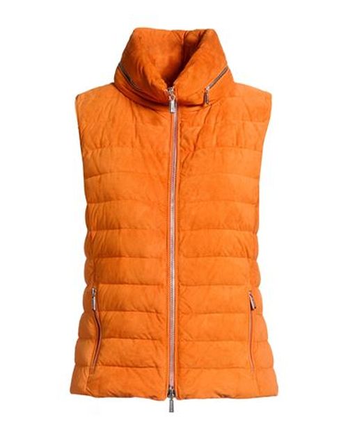 Woman Vest Mandarin Size 4 Leather