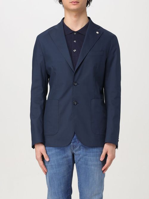 Blazer Men color Blue