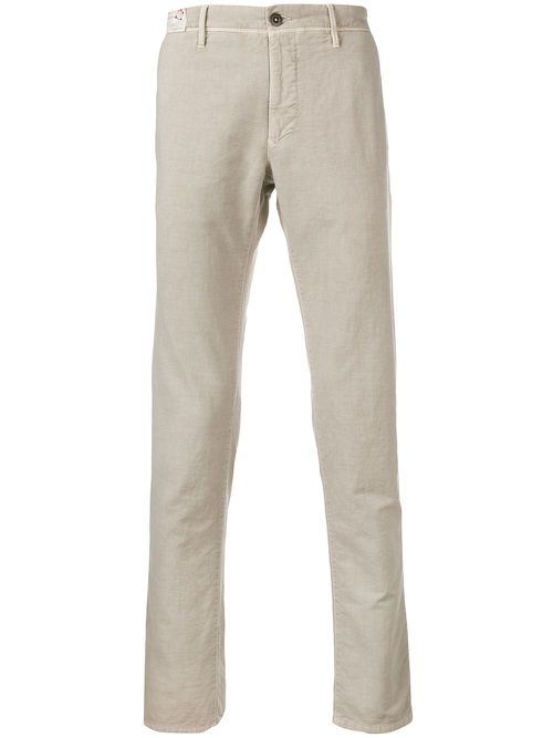 Incotex classic chino trousers - Neutrals