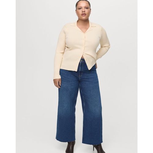 Mango High Waisted Culotte Jean