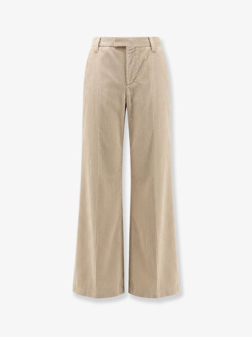 Corduroy Trousers — Beige