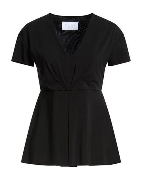 Woman Top Black Size 2 Acetate, Polyamide, Elastane