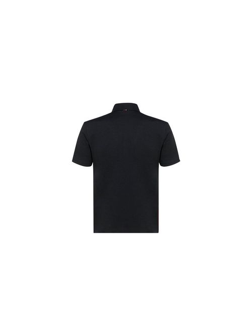 Cotton Short-Sleeve Polo — Gray
