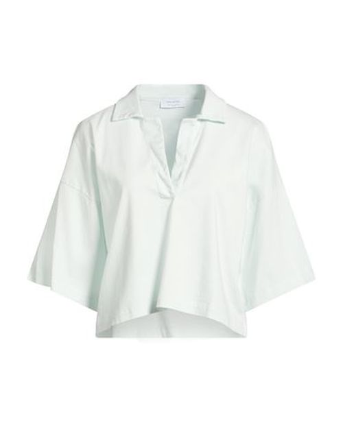 Collezione N_01 Woman Polo shirt Sky blue Size L Cotton