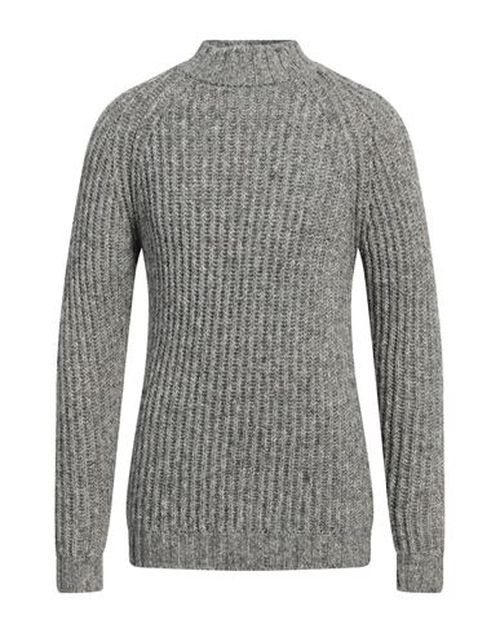 Man Turtleneck Grey Size L Virgin Wool, Polyester, Polyamide, Acrylic