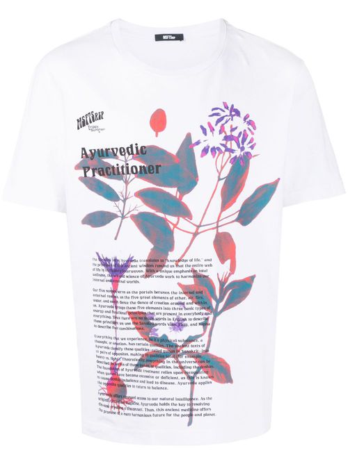 Graphic-print cotton T-shirt - White