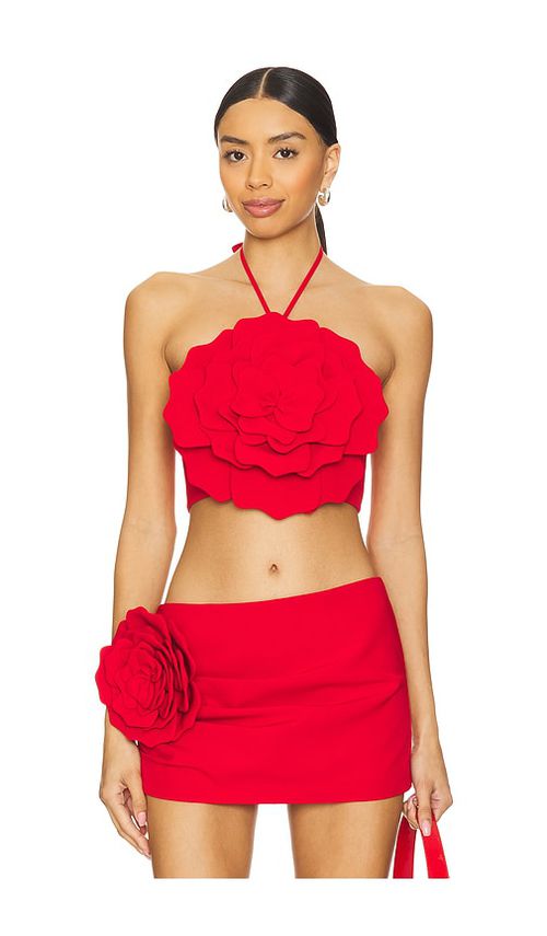 Lovers and Friends Zora Crop Top en Red.  M. Also en