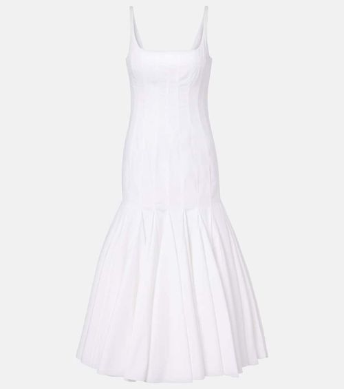 Cotton midi dress