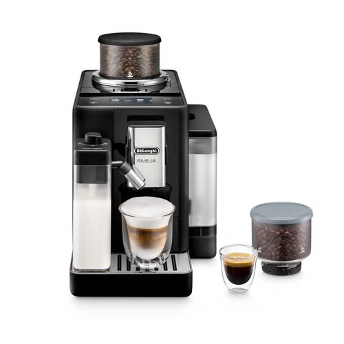 De'Longhi Rivelia Fully Automatic Espresso Machine, Onyx Black