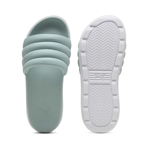 PUMA Karmen Puffy Women's Slides in Green