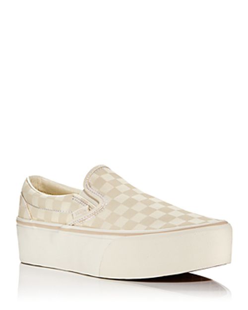 Women's Classic Slip On Platform Sneakers