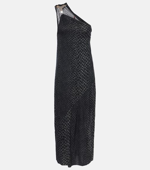 Hydra one-shoulder midi dress